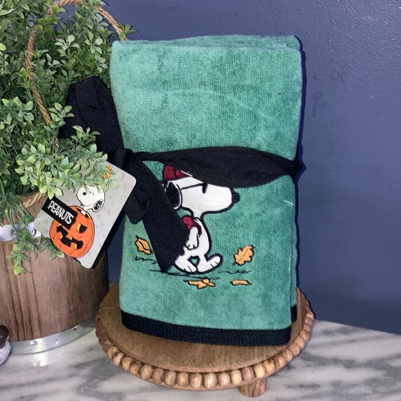 Snoopy peanuts fall thanksgiving hand towels - Picture 2 of 5